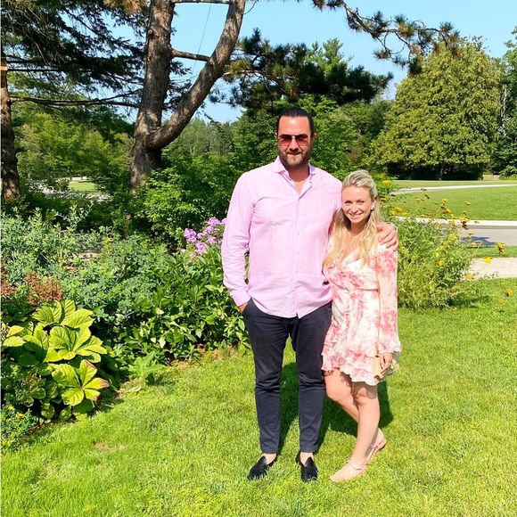 Bardot Triple Frill Dress size M in pink floral - Picture 5 of 5